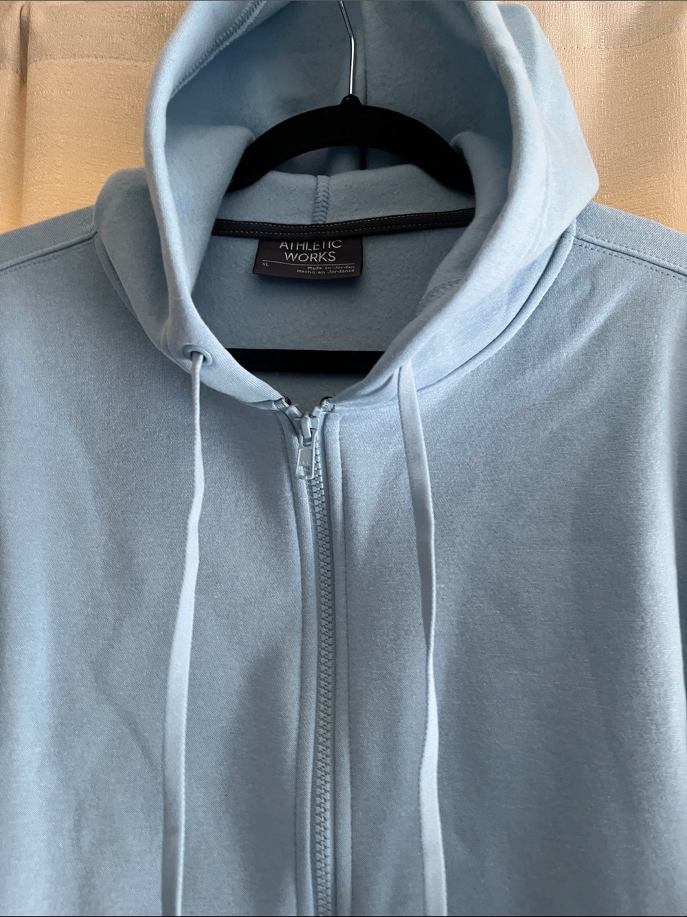 No Boundaries Light Blue Full-Zip Hoodie Jacket - Picture 3 of 7